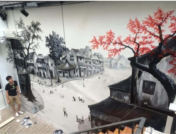 Dịch vụ vẽ tranh tường quán Cafe giá rẻ, thi công nhanh chóng. Đội ngũ họa sĩ tranh tường chuyên nghiệp số 1️⃣ Hà Nội, TPHCM