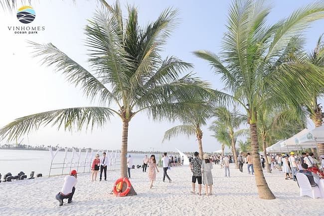 Vinhomes Ocean Park mang tới bãi biển nhân tạo đầu tiên tại Hà Nội
